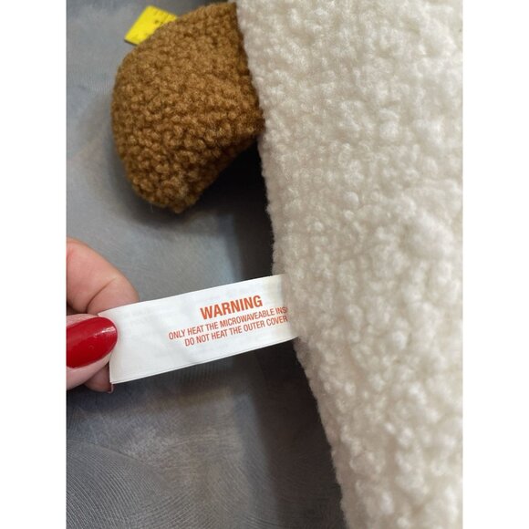 Hot Hugs Sherpa Shaped Christmas Tree Ivory Decorative Heat PadMicrowaveable NWT - Picture 13 of 14